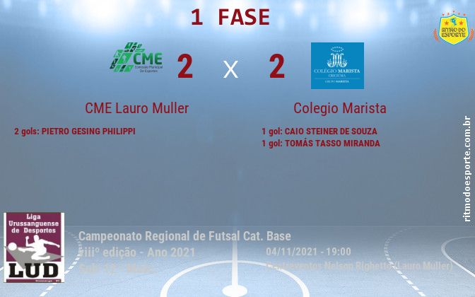 Resultado da partida